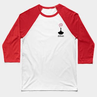 Debian Linux Baseball T-Shirt